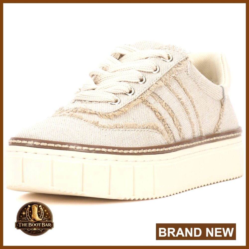 Canvas Fashion Sneakers with Textile Insole, Platform Design